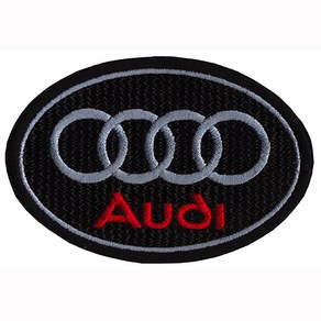 와펜 D823 - 레이싱 Audi 아우디 타원 마크 패치 와펜