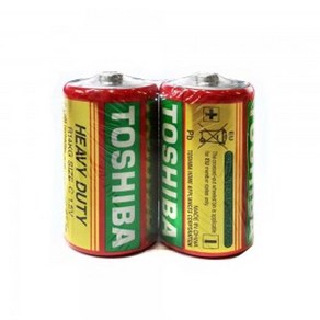 [건전지]도시바 TOSHIBA R14KG SP-2TGC R14 C사이즈 망간 벌크 2개입 1.5V