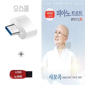 (SOL) USB 노래칩 + C 타입젠더 피아노 트로트 보현스님