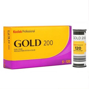 Kodak 코닥필름 컬러네거티브필름 골드 200/120 프로페스널 120중형필름 24년9월