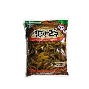 반찬단지 간장고추 절임, 4kg, 1개