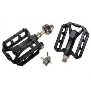 [사바코리아]SAVA 웰고 잠금기능 자전거페달 wellgo C231 Simple Lock pedal 탈착식 평페달 자전거자물쇠 사바자전거 100%완조립, SAVA 웰고 잠금기능 자전거페달 wellgo C231, 1개