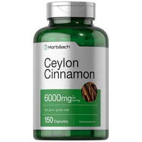 호바흐 Ceylon 시나몬 6000mg 150카운트, 150정, 1개