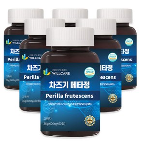 윌케어 차즈기 메타정 국내산 추출물 600mg, 60정, 6개, 60정