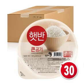 햇반 즉석밥 랜덤발송, 300g, 30개