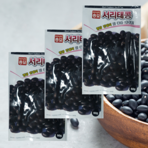 서리태콩씨앗 50g 3개 재래종 서리태콩 검정콩