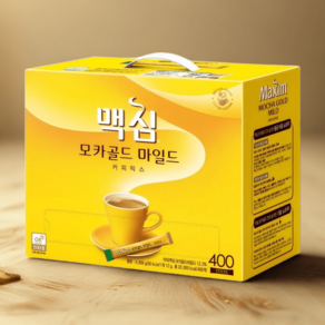 맥심 모카골드 마일드 커피믹스, 400개입, 12ml, 1박스