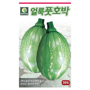 얼룩 풋호박 씨앗 30립 - 호박씨앗 조선호박 야채씨앗 채소씨앗 채소재배 종묘 종자 베란다 텃밭 씨 씨앗 오이 호박 방울토마토 수박 참, 1개