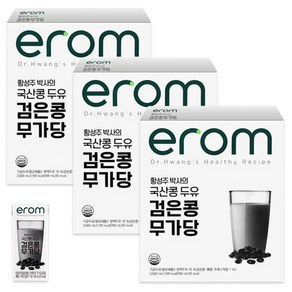 이롬 황성주 국산콩 두유 검은콩 무가당, 190ml, 48개