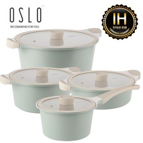 오슬로(OSLO) 마린 세라믹인덕션냄비 곰통4종SET(18+20+24전+28), 1개