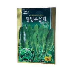 루꼴라씨앗 12g [24년포장] 웰빙루꼴라 로켓샐러드종자, 1개