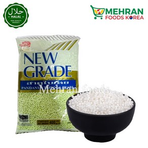 PANDANUS Halal Geen Tapioca (Sabudana) Peal 400g / 타피오카 펄 (그린), 1개