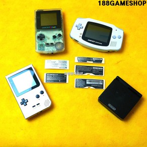 [188]닌텐도 게임보이 본체 뒷면 라벨 스티커 하우징 수리 GBP GBC GBA SP, 1개