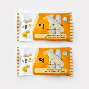 자연치즈 구워먹는 치즈떡 4종, 더블 치즈떡, 2개, 240g