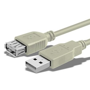 맘보케이블 USB2.0 연장 케이블 프린터 복합기 마우스 키보드 메모리 허브 암숫 연장선, 1개, 10m