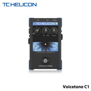 TC Helicon Voicetone C1 Hardtune 및 Correction 보컬 기타 페달