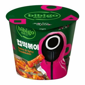 CJ [비비고X오징어 게임]비비고 컵떡볶이, 1세트, 110g