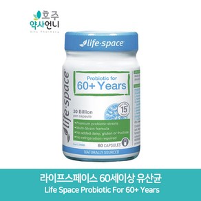 라이프스페이스 60세이상 유산균, 1개, 60정