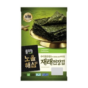 풀무원 노을해심 조미전장김 5매 3봉입, 60g, 1개