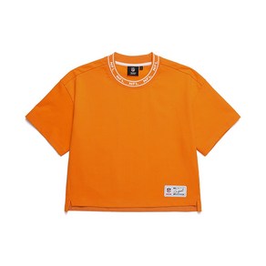 엔에프엘 F212WTS762 우먼스 클럽 세미 크롭 티셔츠 ORANGE