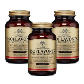 솔가 슈퍼 콘센트레이티드 이소플라본 120 정 Solga Supe Concentated Isoflavones, 120정, 3개