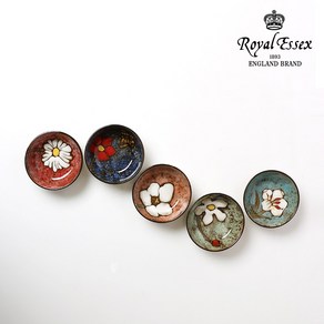 로얄엑서스 영국브랜드 소담 원형 반찬기 찬기 반찬그릇 반찬접시 5개세트, 5개