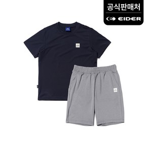 아이더 키즈 POP ON 반팔 티바지 세트 JUM23M81Z6