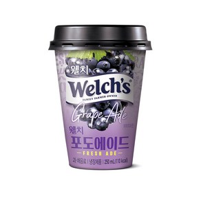 푸르밀 웰치스 포도 에이드 250ml 10개입, 10개