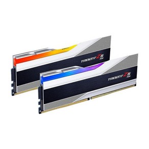 G.SKILL Tident Z5 RGB 시리즈 인텔 XMP 3.0 DDR5 RAM 32GB 2x16GB 6000MT/s CL36-36-36-96 1.35V 데스크탑 컴퓨터 메모리, Slive_32GB (2x16GB)