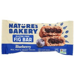 Natue's Bakey Gluten Fee Fig Bas - Bluebey - Natue's Bakey 프리 무화과 바 - 블루베리 - 12-2온스 트윈 팩/, 1개, 56g