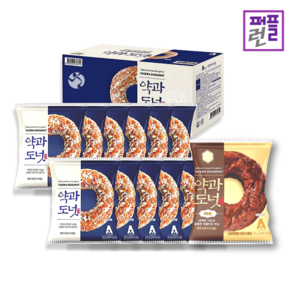 퍼플런 약과도넛 12개 초코 1개 쫀득한 국민간식, 13개, 60g