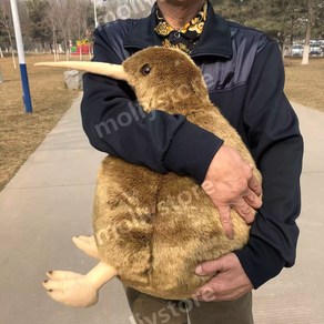 키위새 인형 쿠션 베개 진짜같은 소형 28cm, 약 28cm, 1개