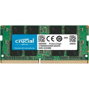 RAM pc메모리 컴퓨터 메모리카드 중요한 32GB DDR5 5600MHz또는 5200MHz 또는 4800MHz 노트북 메모리 SODIMM 262핀 12세대 및 13세대 인텔, 16GB, 3200MHz, 1개