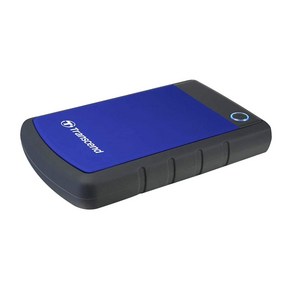 트랜센드 StoeJet 25H3B USB 3.1 Potable HDD 충격방지 외장하드 TS2TSJ25H3B, 2TB, 혼합 색상