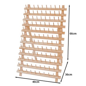 원목 스탠드 실패꽂이 재봉실 정리 실스탠드 정리대 미싱실 미싱, 120축 원색, 40X36CM, 12층, 1개