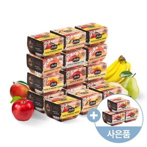 아넬라퓨레 15팩(+3팩 추가증정) 아기과일퓨레, 02. 15팩+3팩(사과배) 적응과일A, 15개, 100g