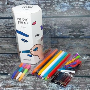 모나미 내맘대로 만드는 153 볼펜 DIY KIT 12종세트, 1팩