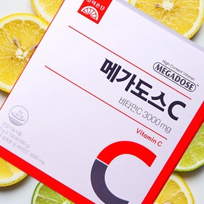 고려은단 메가도스C 비타민C 3000mg, 100포 x 1박스, 300g, 1개