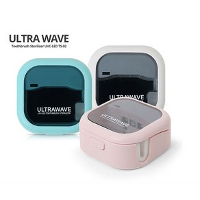 [울트라웨이브] 칫솔 살균기 TS-02 UV-C LED 휴대용 거치형, 핑크, 핑크