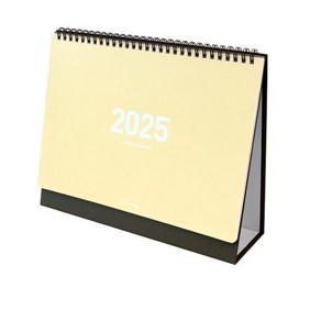 모닝글로리 비움 스탠딩 캘린더 2025 대, 노랑, 1개