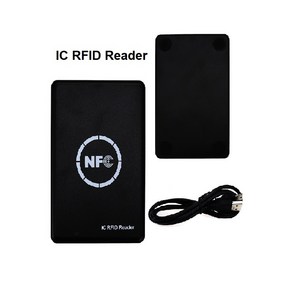 NFC 스마트 카드 리더 라이터 RFID 복사기 13.56MHz USB 프로그래머 ISO14443A M1 키, 1개