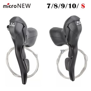 Miconew로드 듀얼 레버 2x10 속도 3x10 시프터 7 8 9 10 속도 자전거 시프터 Shimano, 1)MTB pedial 7 8 9 S, 1개