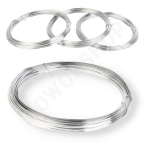 가는철사 얇은 철사 은색 반생이 철선 0.6MM 철사와이어 코팅철사, 1개