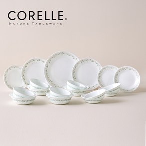 [MH공식] CORELLE 코렐 라벤더리스 4인 18P 공기 대접 접시 혼수 홈세트, 1개