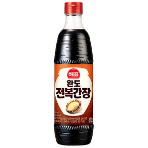 해표 완도 전복 간장, 3개, 840ml