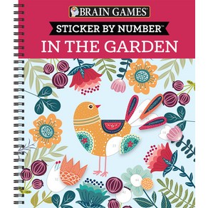 Brain Games - Sticker by Number: Garden Blooms Spiral