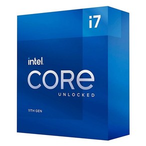 인텔 코어 i7-11700K 데스크탑 프로세서 8 최대 5.0 GHz 언락 LGA1200 (인텔 500 시리즈 및 400 칩셋) 125W.