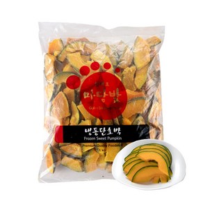 냉동 단호박 유피 슬라이스 1kg, 1개