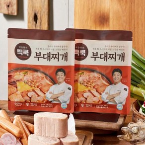 백종원 [백종원] 빽쿡 부대찌개 600g *10팩, 10개