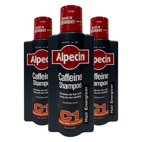 알페신 카페인 C1 샴푸, 250ml, 3개